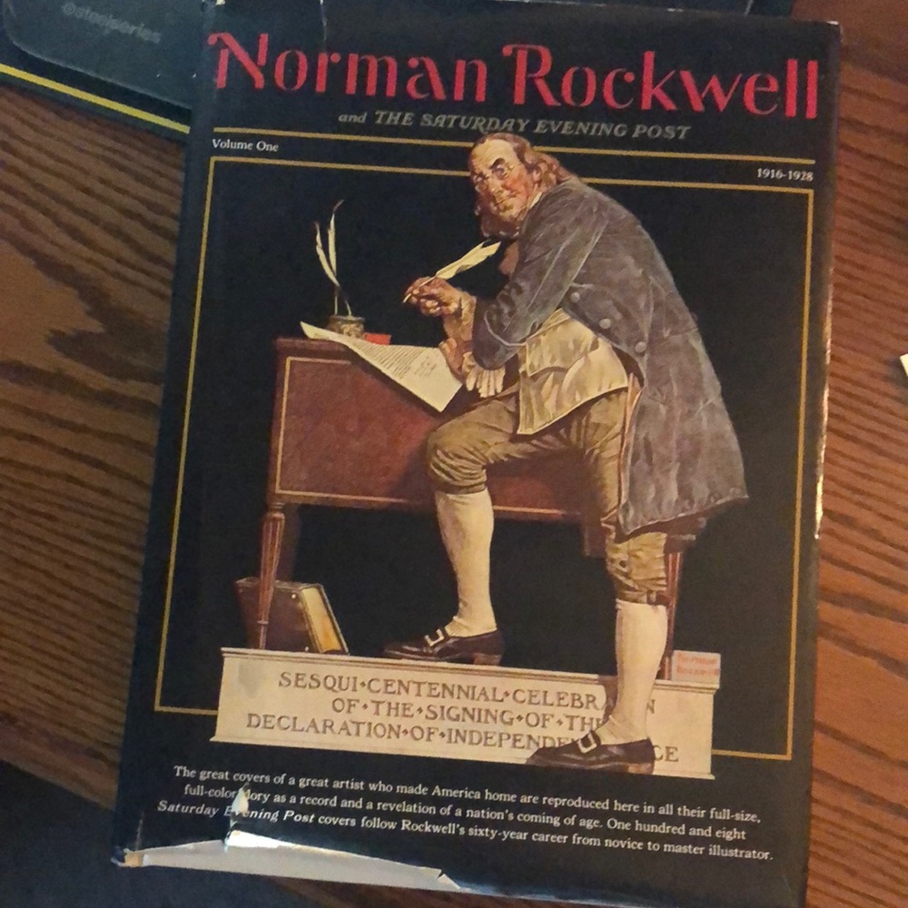 Norman Rockwell book of pics volume one edition